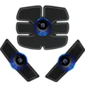 Stimolatore Muscolare EMS Allenatore Addominale Ricaricabile Attrezzatura Fitness Per Casa - Set di 3 Pezzi Addominale Ricaricabile