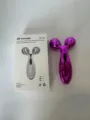 3D face roller massager for skin tightening, facial lifting and body shaping beauty tool. - 216 Purple with Color Box