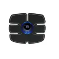 Elettrostimolatore addominale EMS ricaricabile, tappetino fitness nero con 19 livelli - Pezzo Singolo Addominale Ricaricabile