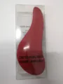 Spazzola districante ergonomica rossa per capelli lisci in scatola di plastica trasparente. - Taglia grande L 18,5 cm W 7,5 cm H 3,5 cm / Rosso in confezione regalo in PVC