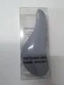 Spazzola per capelli districante ergonomica in scatola trasparente, strumento per capelli grigio. - Taglia grande L 18,5 cm W 7,5 cm H 3,5 cm / Blu paglia di grano in confezione regalo in PVC