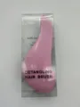 Spazzola districante rosa in scatola trasparente, pettine magico ergonomico per capelli. - Taglia grande L 18,5 cm W 7,5 cm H 3,5 cm / Rosa in confezione regalo in PVC