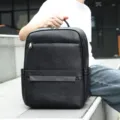 Sac à dos d'affaires en cuir véritable pour homme, grand format élégant pour le quotidien. - 2352 Noir