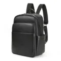 Zaino in pelle nera da uomo elegante casual zainetto 14 pollici borsa per computer portatile. - 14" / 2349 nero