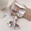 Foulard en soie chic pour femme, bandeau de cheveux long élégant et accessoire de cou tendance. - 28 Lapin Origami
