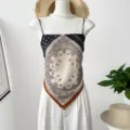 Summer sexy style bandana spaghetti strap halter top, vintage paisley print backless beach camisole. - Vintage Paisley