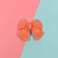 Lebhaft orangefarbener Harzbogen-Anhänger für DIY-Handyhüllen und Haarschmuck-Bastelarbeiten - Orange