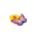 Accessoire papillon coloré en résine DIY avec impression dorée pour bijoux - 10 Pièces/Pack (2.2*1.5CM) / Dégradé Violet