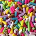 Saupoudrages colorés en pâte polymère pour le bricolage de crème et de coques de téléphone - Pack de 100g / Coloré