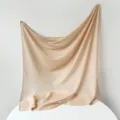 Solid color Turkish gauze large square scarf, elegant lightweight hijab for women, breathable. - Nude