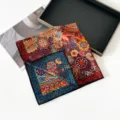 Luxury silk wool square scarf paisley floral printed double sided premium women headscarf - SM6501-Leopard Paisley