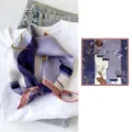 Chinese style silk square scarf for women, elegant crane and architecture print mulberry silk neckerchief. - Bamboo and Crane