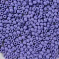 Perles en verre rondes de 4mm violet massif avec laque cuite pour bijoux fait main - 22 / 30g (environ 450 pcs)
