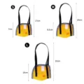 Portable parrot carrier bag in S M L sizes with specific dimensions for bird travel - S / Parrot Carrier Bag / Yellow