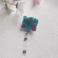 Glitzernde türkise Scrub Life ausziehbare Ausweishalter für Krankenschwestern - 款式2(青色SCRUB life)