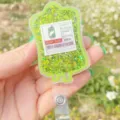 Kreativer grüner Glitzer Soda Blutbeutel ausziehbarer Ausweishalter für Pflegekräfte - Blutbeutel 7 (Soda-Brennstoff/Grün)