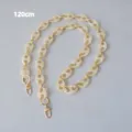 120cm vintage mixed gold pig nose resin thick chain link strap for bags and phones - 120cm / Apricot