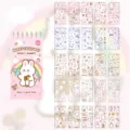 Schattig sticker notitieboekje met 50 lieve konijnen ontwerpen voor DIY journaling en handwerk. - Zoet Konijn