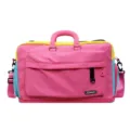 Borsa da viaggio fitness colorblock, grande borsa sportiva impermeabile per sport. - Rosa intenso