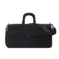 Black travel duffel bag gym sports bag portable shoulder weekender bag for men women - Black