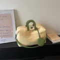 Large capacity travel duffel bag with green handles and matching coin pouch for short trips. - Style 1 / Yellow