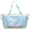 Sac de voyage dégradé grande capacité, sac de sport fitness élégant portable femmes. - Vert