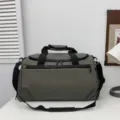 Grand sac de voyage de sport imperméable sac de sport léger pour homme week-end affaires - Marron