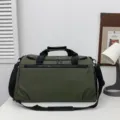 Grand sac de voyage vert, sac de sport léger pour homme, idéal pour week-end et court voyage. - Vert