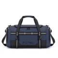 Large capacity blue travel duffel bag for gym sports fitness waterproof weekend bag - Blue