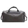 Minimalist waterproof travel duffel bag with shoe compartment, large capacity gym bag for sports. - Gray