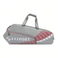 Lightweight badminton racket bag large capacity handheld single shoulder tennis bag sports storage - Gray