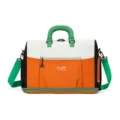 Large capacity travel duffel bag for women short trip fitness sports luggage bag - Orange