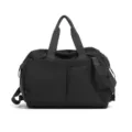 Black travel duffel bag, large capacity waterproof sports gym bag for short trips and fitness. - No Tag / Black