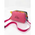 Trousse de toilette multicouche avec bandoulière réglable rose pour voyage - Rose