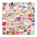 Cute cartoon stickers aesthetic vinyl waterproof decals for laptop suitcase water bottle journal - Fresh Cartoon Stickers Style B (UU055)