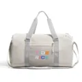 Stylish sports duffel bag with wet dry separation, ideal for gym fitness and travel. - White Branded