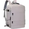 Zaino porta pc da viaggio di grande capacità in grigio chiaro per viaggi d'affari - Grigio