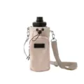 Custodia portatile rosa per borraccia con tracolla e tasca per bottiglia da 1000 ml - Kaki