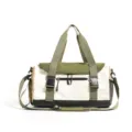 Borsa da palestra e viaggio colorata con separazione asciutto-bagnato, ideale per fitness. - Verde (Senza Etichetta)