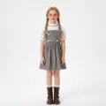 Ensemble de costume de cosplay Dorothy pour enfants avec chemisier blanc et robe tablier. - 120cm / Robes / Enfant