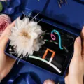 Coffret cadeau de pinces à cheveux style Ins avec fleur et pinces colorées pour femmes. - Ensemble de pinces à griffes en plastique [02]
