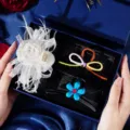 Coffret Pince à Cheveux Rose Blanche et Noeuds Colorés Accessoires pour Coiffure Femme - Lot de pinces à cheveux en plastique [04]