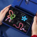 Elegant hair claw gift box set featuring three unique trendy designs for women and girls. - Plastic Claw Clips Set [11]