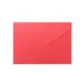 Busta in carta speciale rossa, stile occidentale con patta triangolare, design vintage. - Set da 20 Pezzi / Rosso azalea