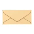 Enveloppe nacrée n°5 professionnelle avec bords élégants en feuille d'or - Platine