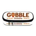 Large capacity Thanksgiving pencil case with turkey gobble pattern print for students - No 02 White Durable Style