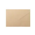 Busta classica in carta kraft vintage con elegante lembo triangolare in stile occidentale - Set da 20 Pezzi / marrone chiaro