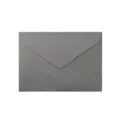 Busta grigia vintage da 200g triangolare elegante per inviti e biglietti augurali - Set da 20 Pezzi / grigio medio
