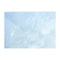 Busta per inviti marmorizzata blu chiaro premium con elegante dettaglio a rilievo - Verde Menta Occhio di Gatto Montatura Spessa