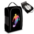 Tragbare Fußballschuhtasche mit farbiger Silhouette und wasserdichtem Aufbewahrungsdesign - Fußball Silhouetten Stil (05)
